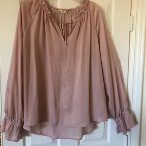 Mellow Day romantic pink blouse